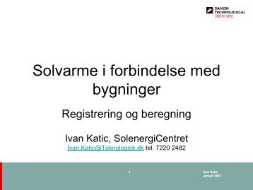 Solvarme og solceller