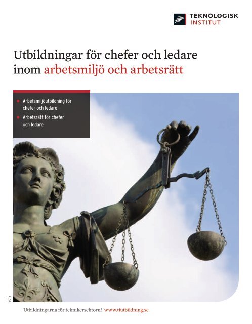 Utbildningar för chefer och ledare inom arbetsmiljö och arbetsrätt