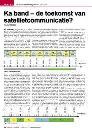 Ka band – de toekomst van satellietcommunicatie? - TELE-satellite