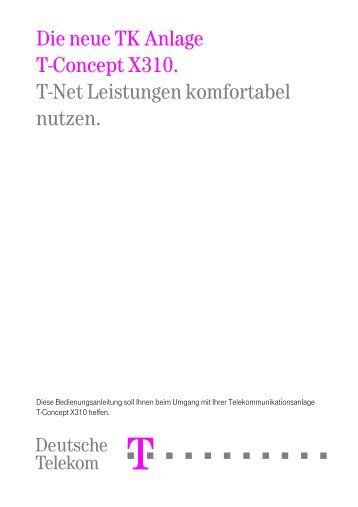 Bedienungsanleitung - Telekom