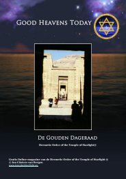 DE GouDEn DAGERAAD - Hermetic Order of the Temple of Starlight