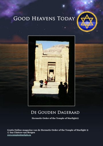 DE GouDEn DAGERAAD - Hermetic Order of the Temple of Starlight