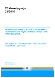 Työhönosoittamisesta työn tarjoamiseen - Työ- ja elinkeinoministeriö