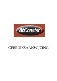 Ab Coaster - Gebruiksaanwijzing - Tel Sell