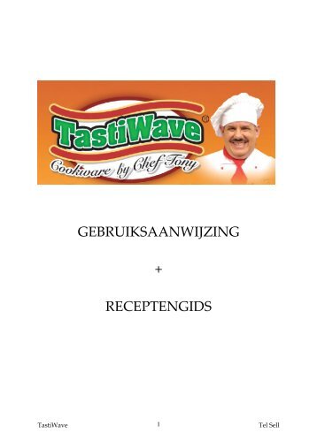 TastiWave Gebruiksaanwijzing - Tel Sell