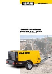 Portable Compressors MOBILAIR M 80 / M 100 - Kaeser ...