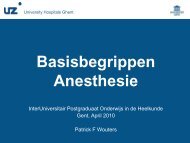 Basisbegrippen anesthesie (excl laparoscopie) - Belsurg