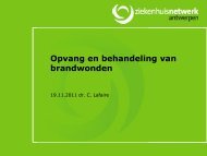 Opvang en behandeilng van brandwonden - Belsurg