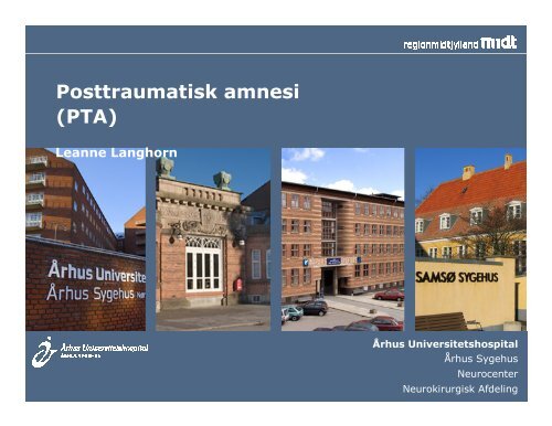 Posttraumatisk amnesi (PTA)