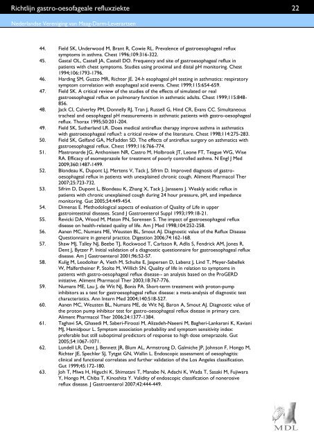 Gastro-oesofageale refluxziekte - Genootschap van Maag-Darm ...