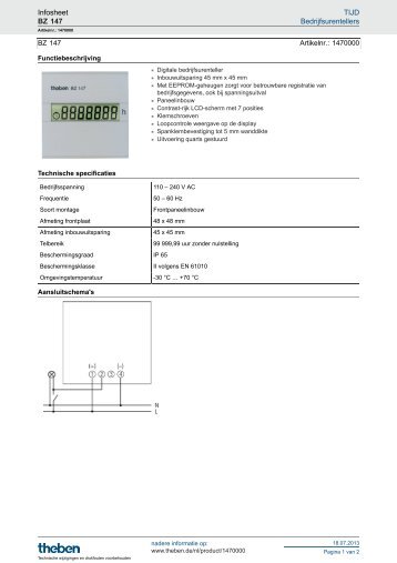 Infosheet - BZ 147 - Theben