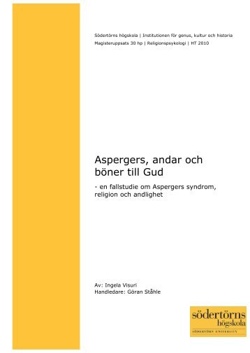 Aspergers, andar och böner till Gud - färg