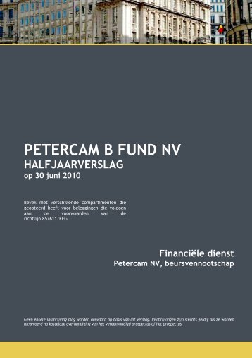 PETERCAM B FUND NV - Webdisclosure.com