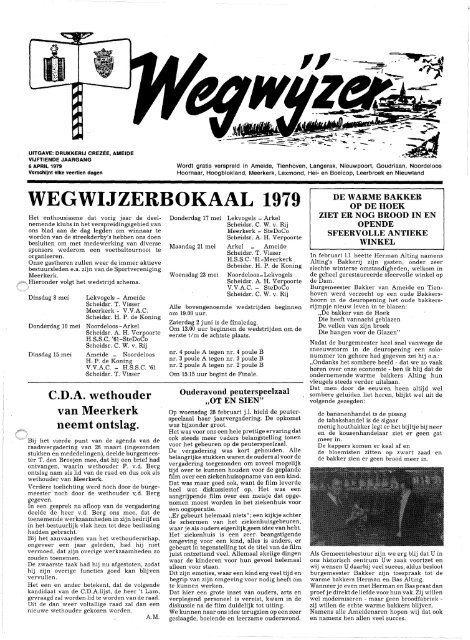 wegwijzer 1979-04-06 - Historische Vereniging Ameide en Tienhoven