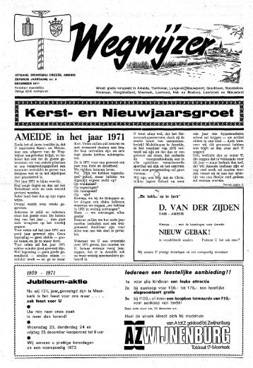 wegwijzer 1971-12- nr. 09 - Historische Vereniging Ameide en ...