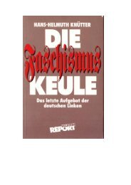 Hans Helmut Knutter: Faschismus Keule (1993) - new Sturmer
