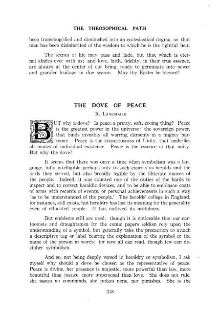 vol. xxx, no. 4 april 1926 universal brotherhood - a fact in nature