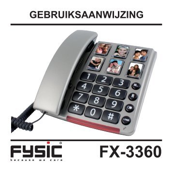 Fysic FX-3360 handleiding - Phone Master