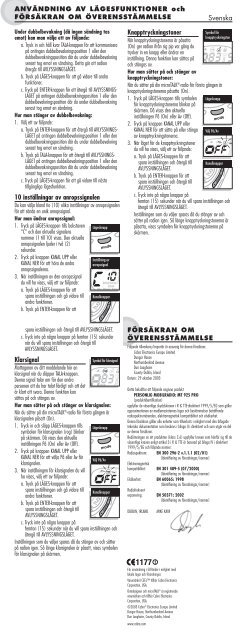 SVENSKA Kommunikationsradio Modell MT 925 PRO - Thiecom