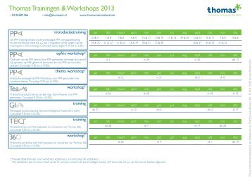 Bekijk hier ons complete trainingsprogramma voor 2013. - Thomas ...