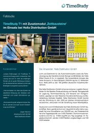 Hella Distribution GmbH - TimeStudy.de