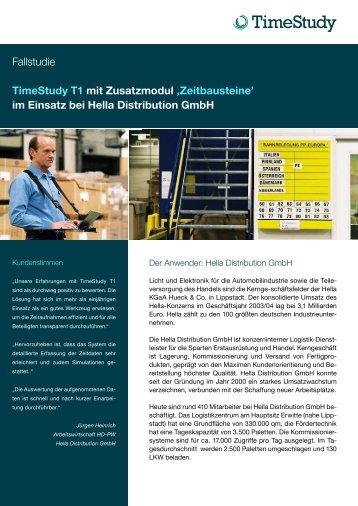 Hella Distribution GmbH - TimeStudy.de