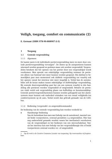 Veiligh, toegang, comfort en communicatie (2) - Timloto