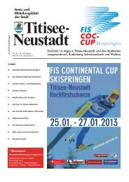 Amtsblatt Nr. 02 vom 24.01.2013 - Titisee-Neustadt