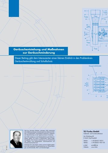 Geräuschentstehung und Maßnahmen zur Geräuschminderung