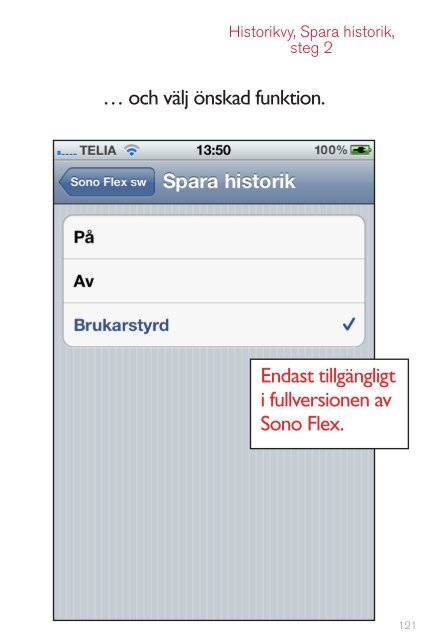 Tobii Sono Flex manual för iPhone