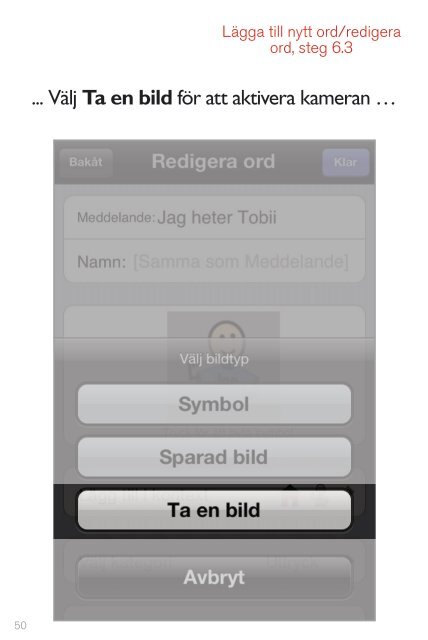 Tobii Sono Flex manual för iPhone