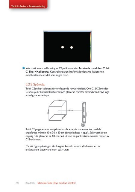 Bruksanvisning Tobii C-Series C8 C12 C15 CEye