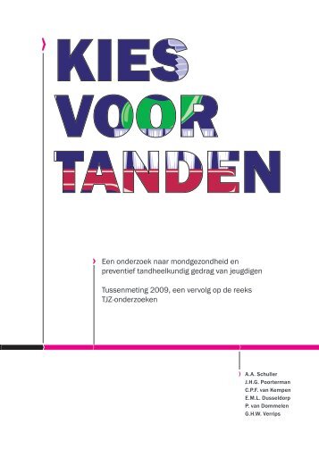 Rapport Kies voor Tanden - TNO