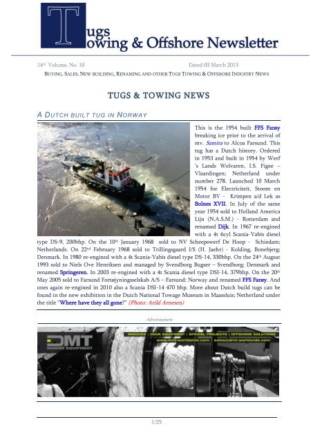 Download Newsletter 10 2013 - Towingline.com