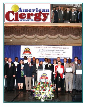 American Clergy News Volume 3 Issue 4 - True Parents Organization