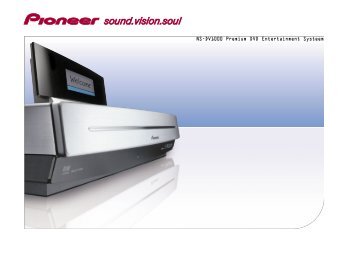 NS-DV1000 Premium DVD Entertainment System - Pioneer