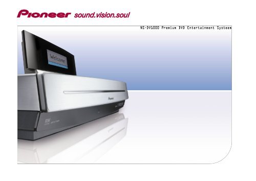 NS-DV1000 Premium DVD Entertainment System - Pioneer