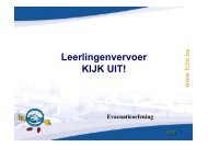 Presentatie Leerlingenvervoer: kijk uit!: evacuatieoefening