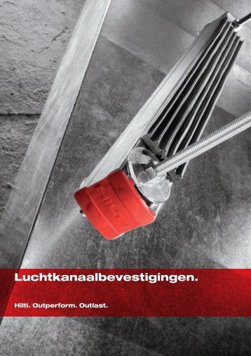 Luchtkanaalbevestigingen. - Hilti