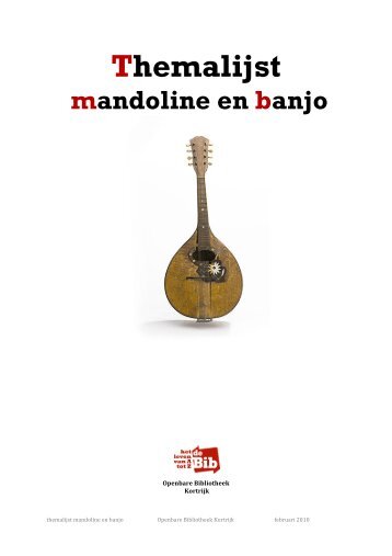 Themalijst mandoline en banjo