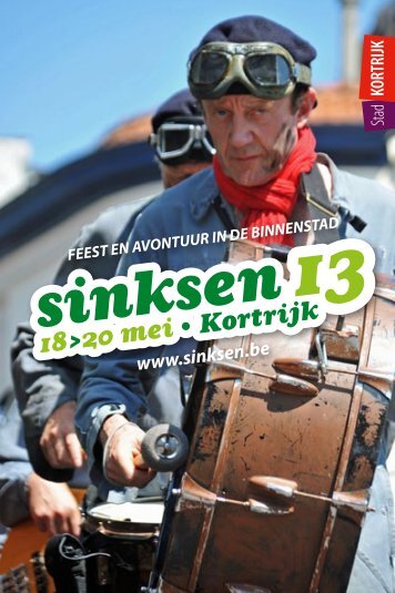 programmabrochure van Sinksen - Stad Kortrijk