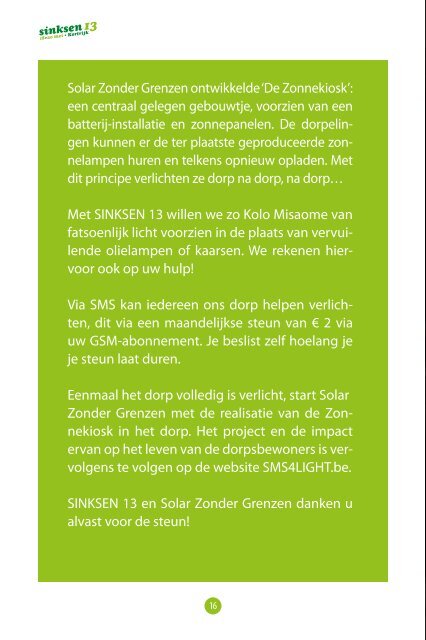 programmabrochure van Sinksen - Stad Kortrijk