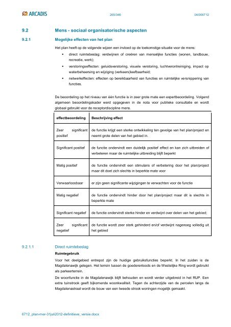 deel 1 planMER - Stad Kortrijk