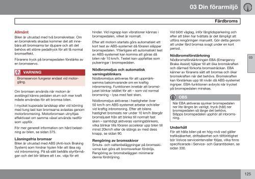 Instruktionsbok - ESD - Volvo