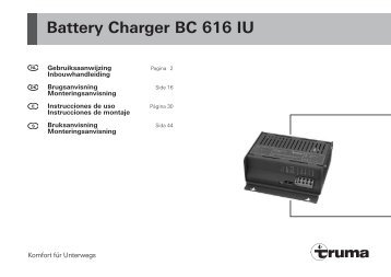 Battery Charger BC 616 IU - Truma