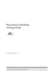 Photovoltaics in Buildings A Design Guide - DTI Home Page