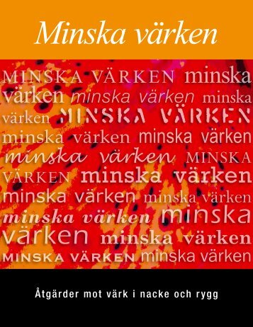 Minska värken - Högskolan i Gävle