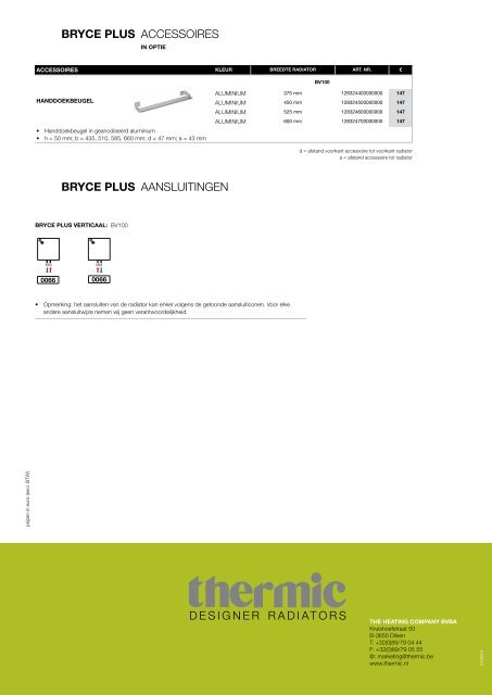 Brochure Bryce plus - Thermic