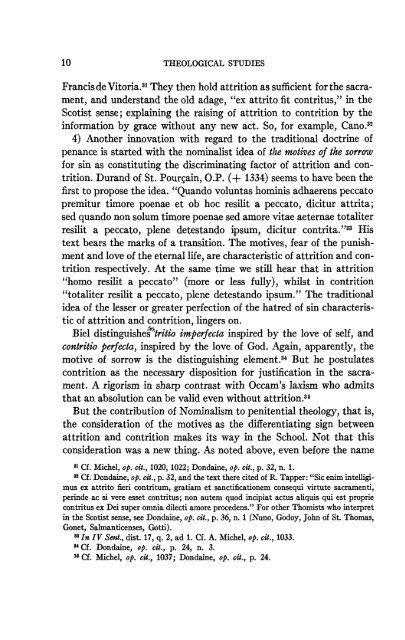 Two Concepts of Attrition and Contrition - Theological Studies