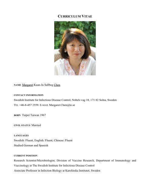 Dr. Margaret Chen, Sweden
